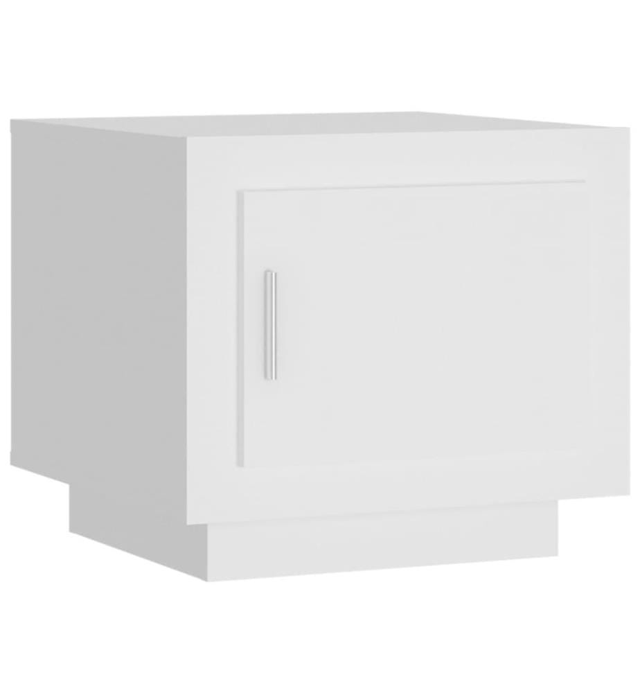 Couchtisch Weiss 51x50x45 cm Holzwerkstoff