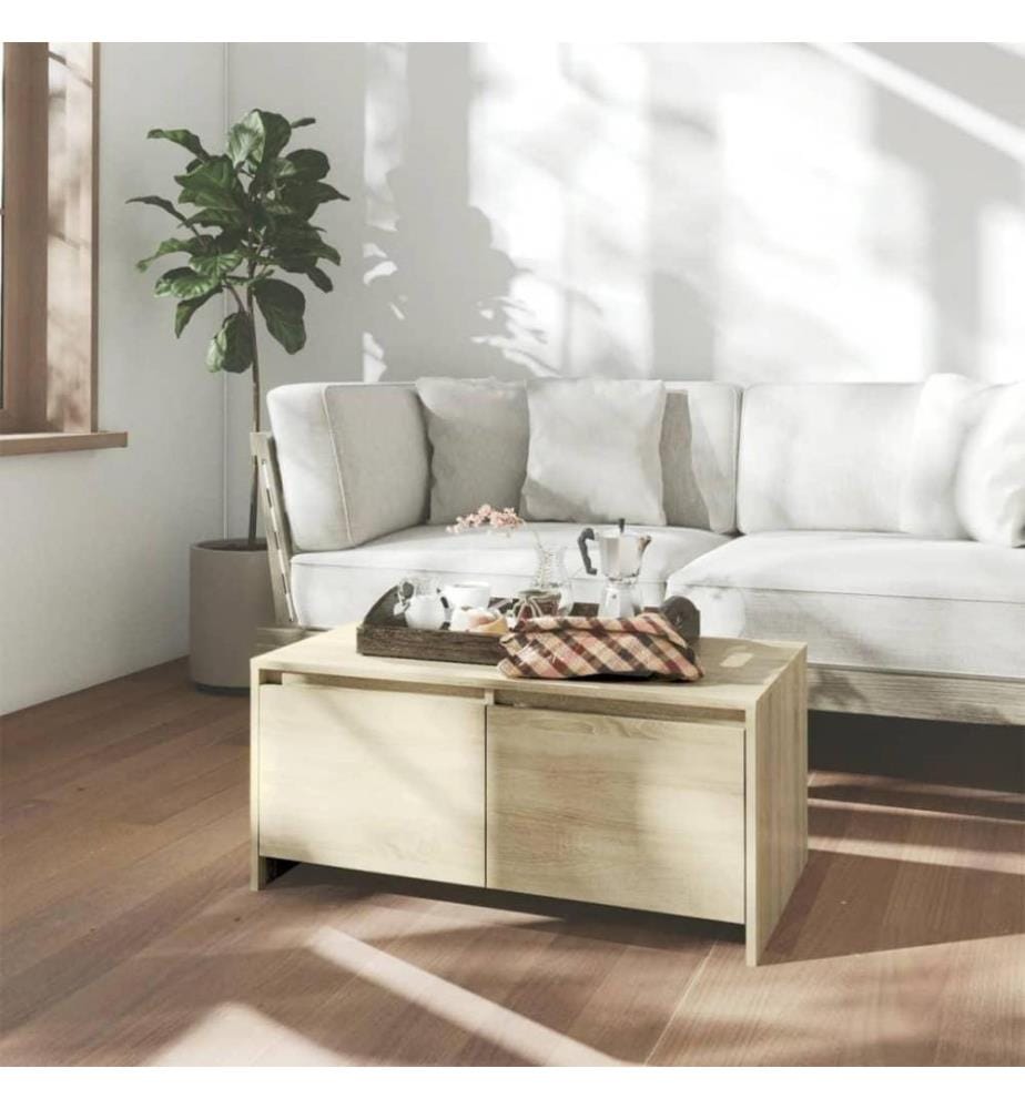 Couchtisch Sonoma-Eiche 90x50x41,5 cm Holzwerkstoff