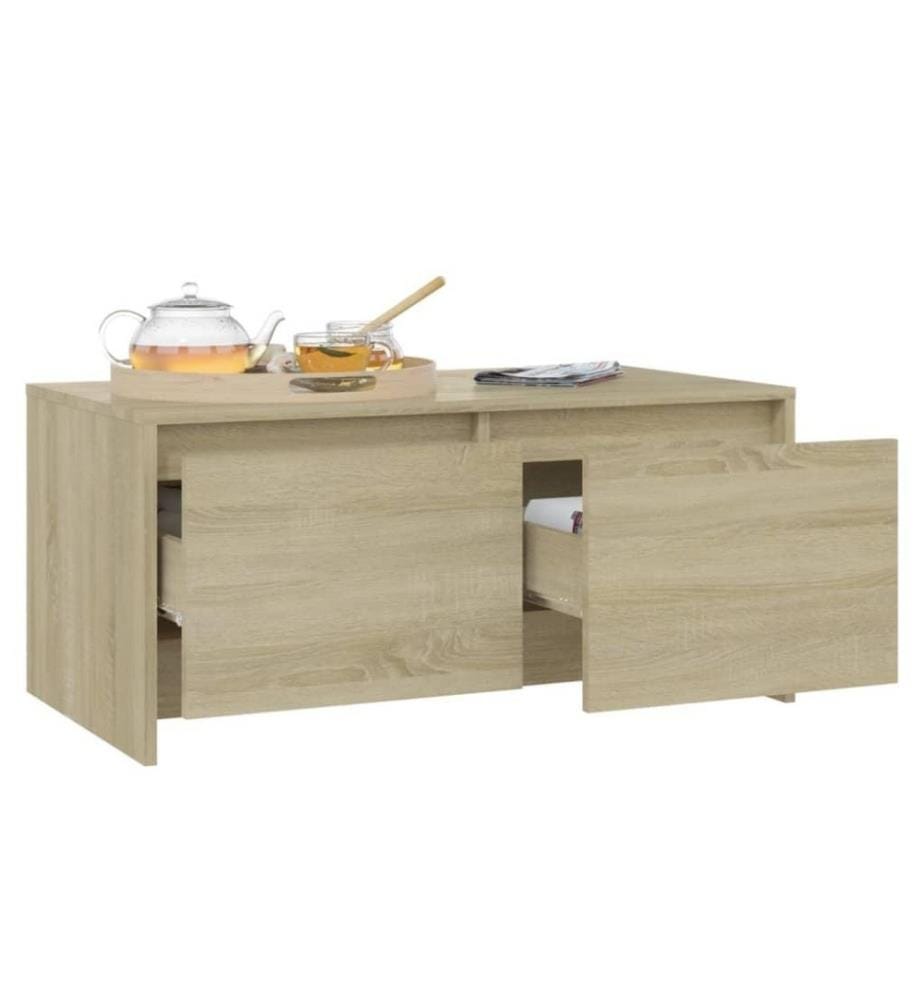 Couchtisch Sonoma-Eiche 90x50x41,5 cm Holzwerkstoff