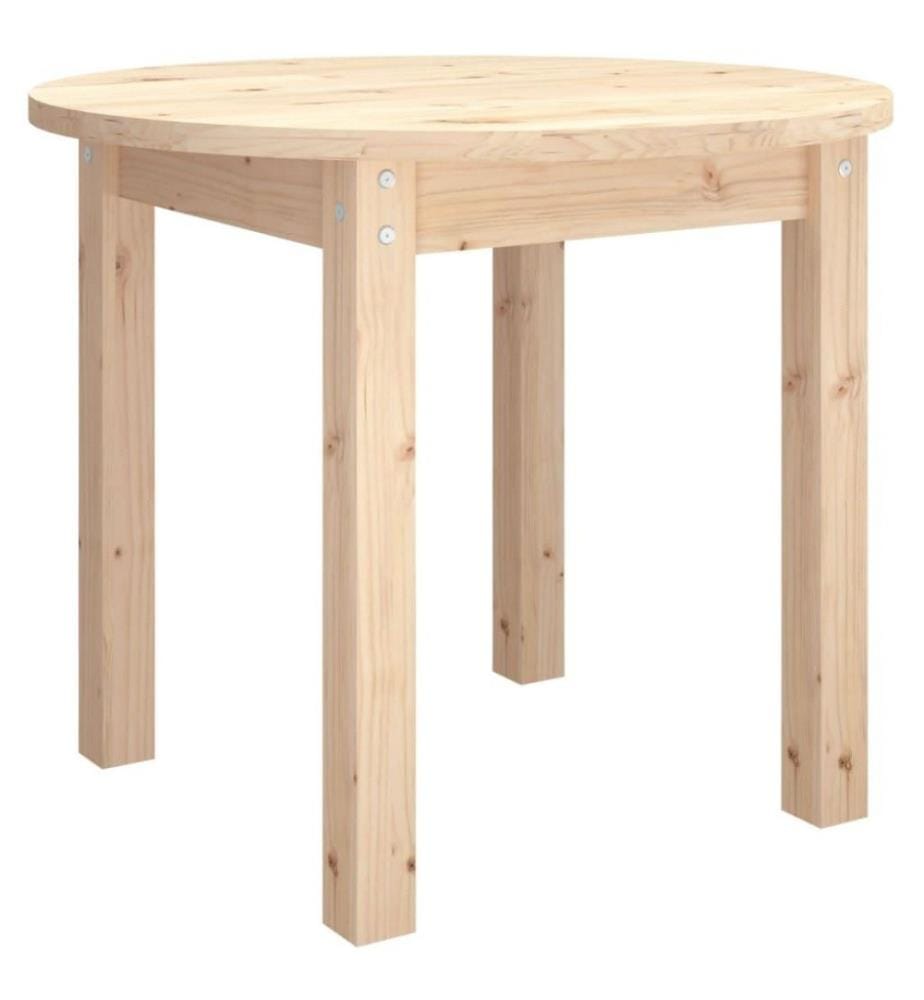 Couchtisch Ø 55x45 cm Massivholz Kiefer