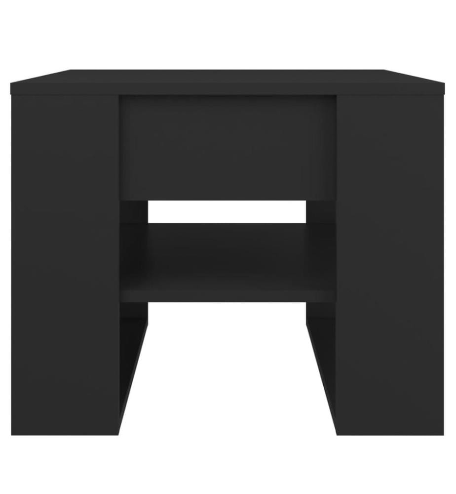 Couchtisch Schwarz 55,5x55x45 cm Holzwerkstoff