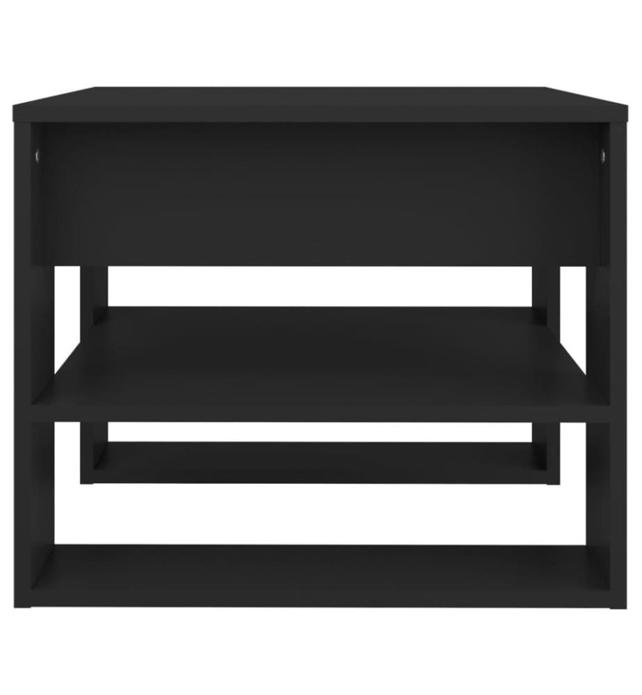 Couchtisch Schwarz 55,5x55x45 cm Holzwerkstoff