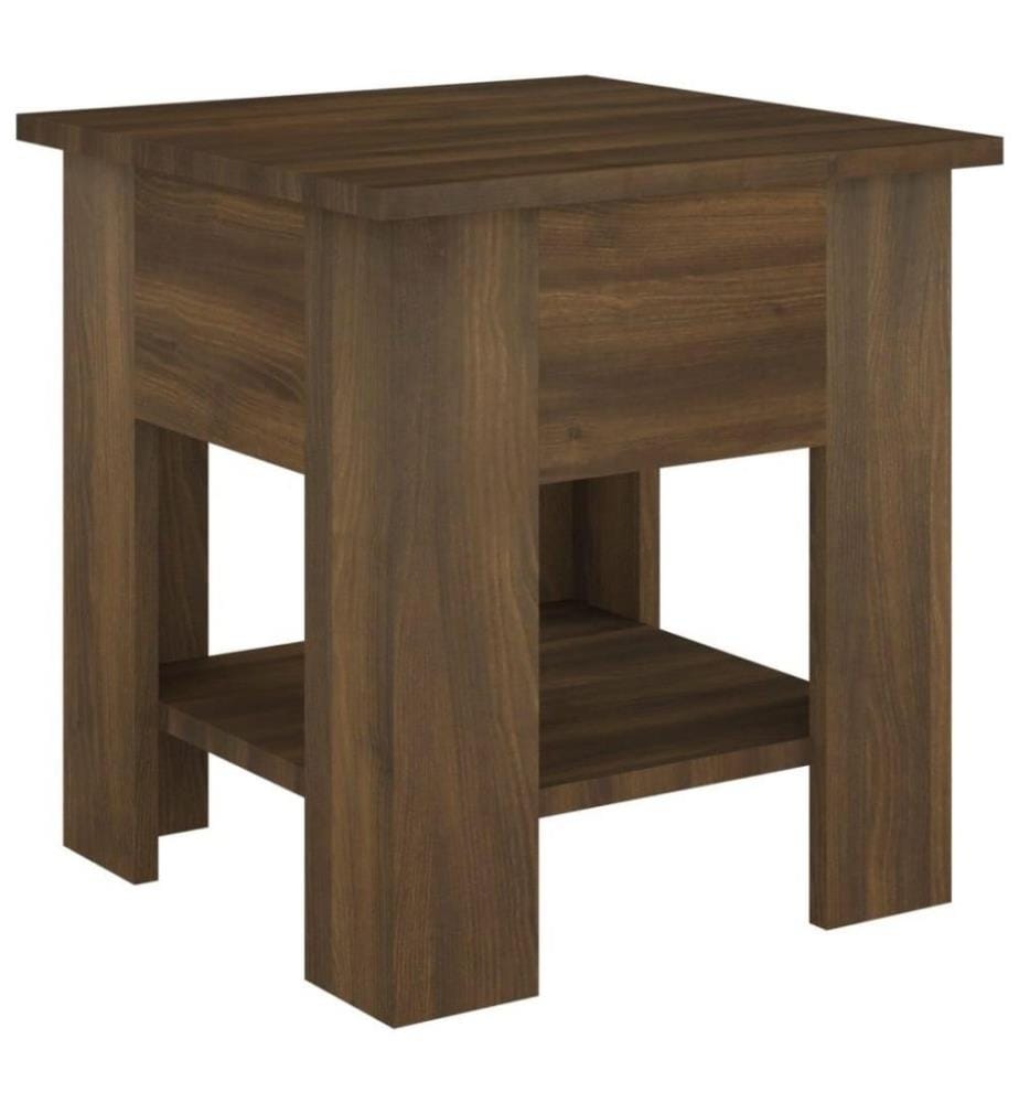 Couchtisch Braun Eichen-Optik 40x40x42 cm Holzwerkstoff