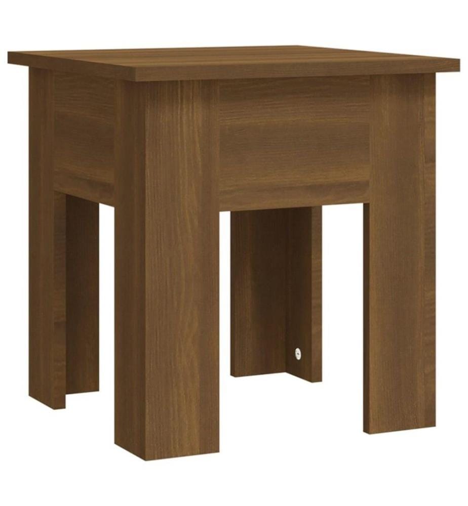 Couchtisch Braun Eichen-Optik 40x40x42 cm Holzwerkstoff