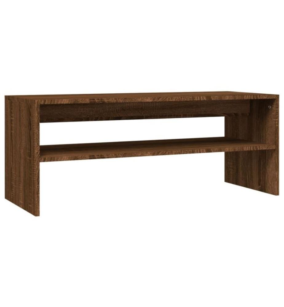 Couchtisch Braun Eichen-Optik 100x40x40 cm Holzwerkstoff