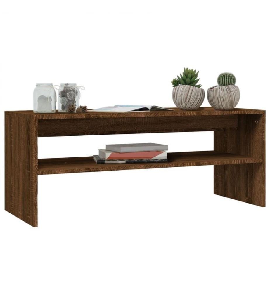 Couchtisch Braun Eichen-Optik 100x40x40 cm Holzwerkstoff