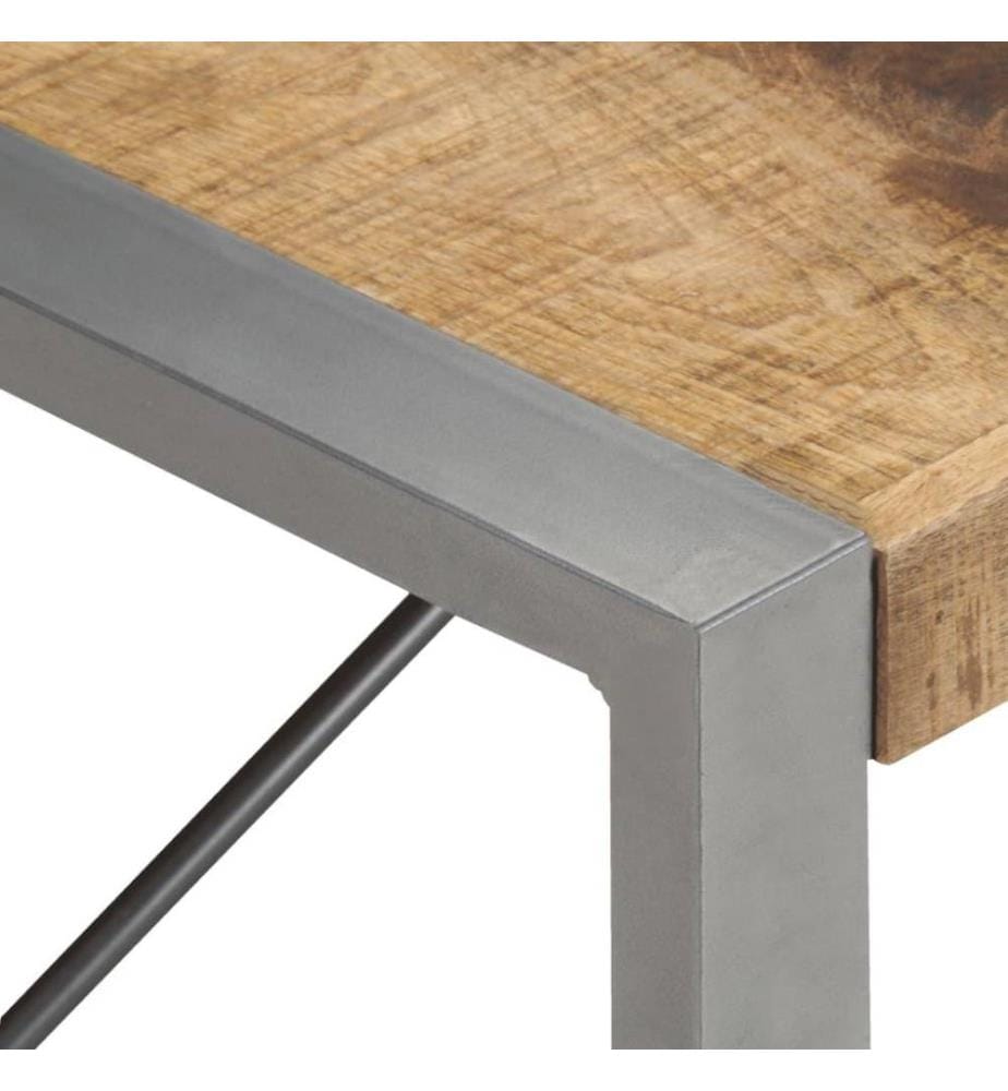 Couchtisch 140x70x40 cm Raues Mangoholz