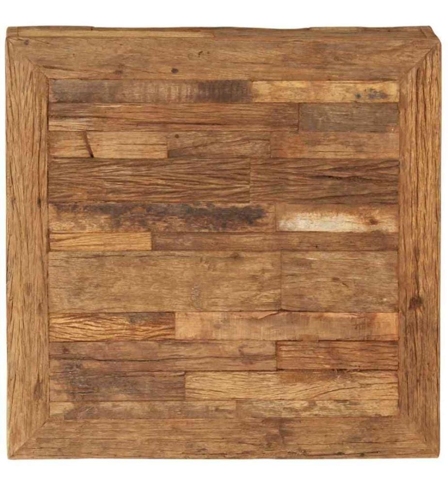 Table basse Bois de récupération massif 70 x 70 x 30 cm