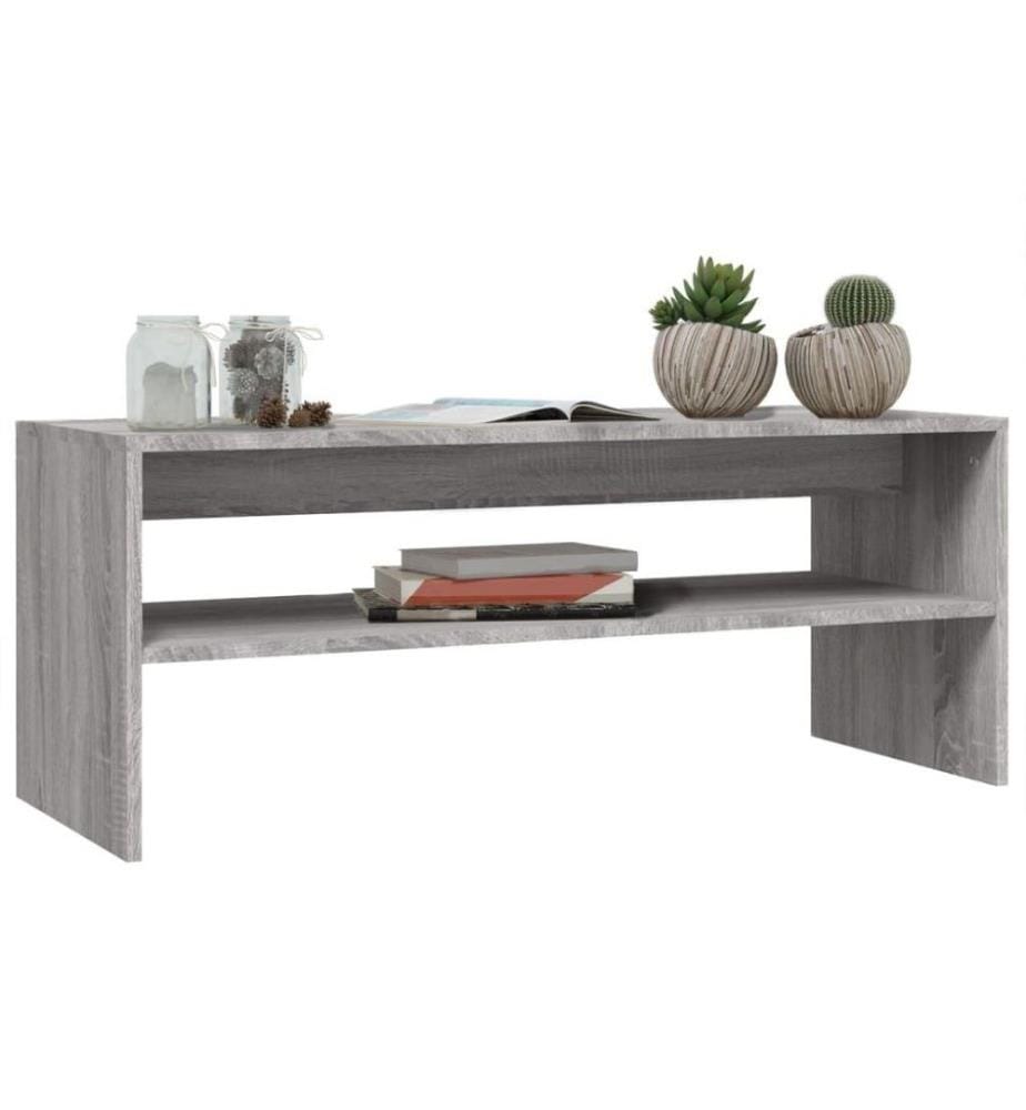 Couchtisch Grau Sonoma 100x40x40 cm Holzwerkstoff