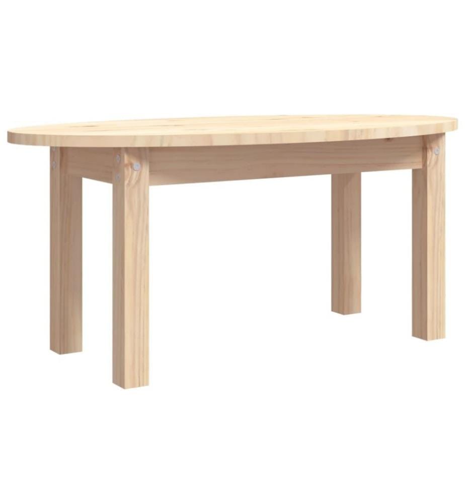 Couchtisch 80x40x35 cm Massivholz Kiefer