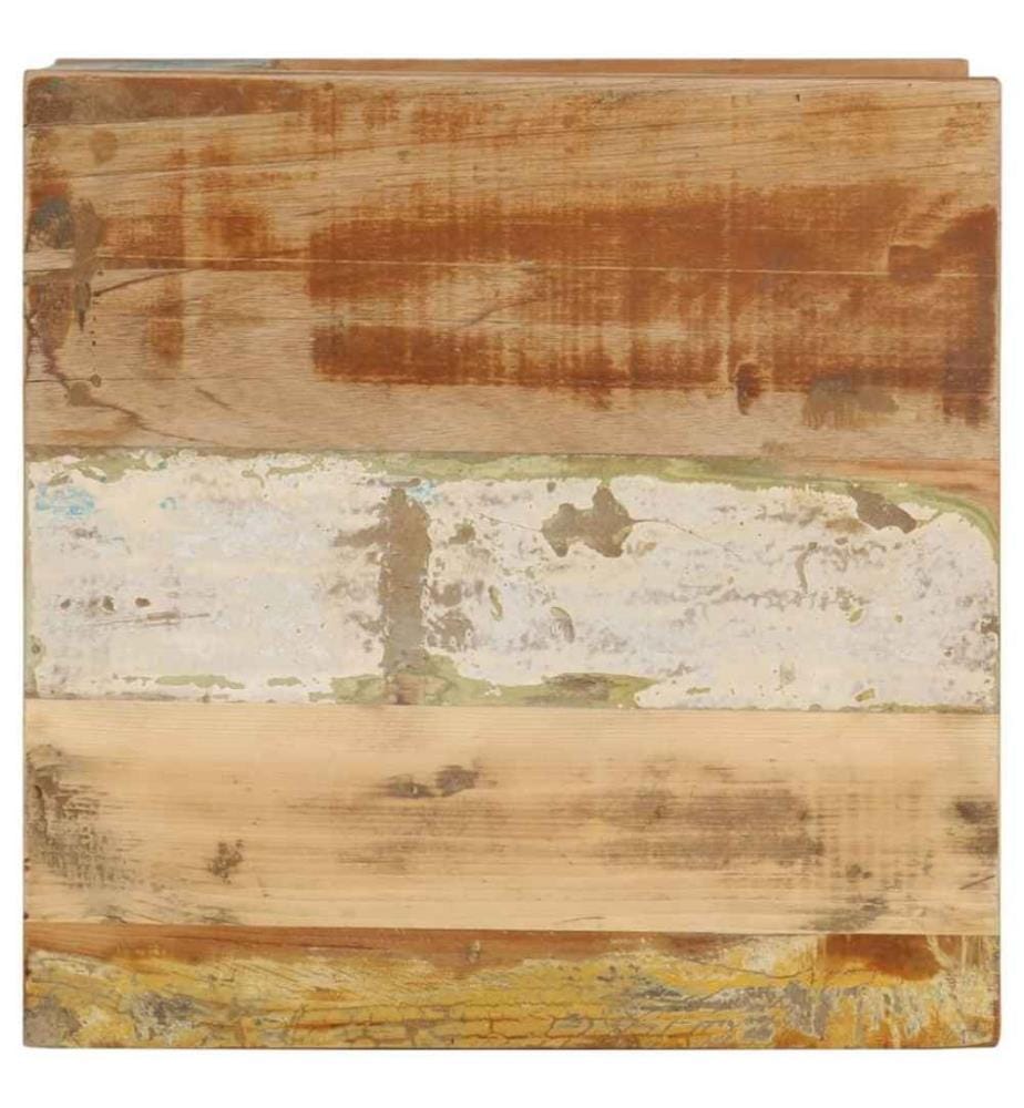 Table basse 45x45x40 cm Bois de récupération massif