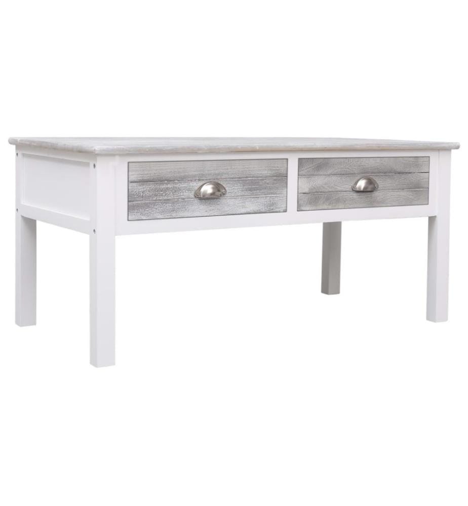 Couchtisch Grau 100 x 50 x 45 cm Holz