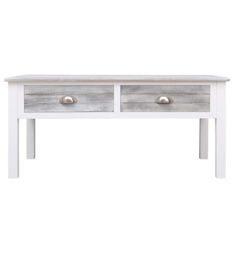 Couchtisch Grau 100 x 50 x 45 cm Holz