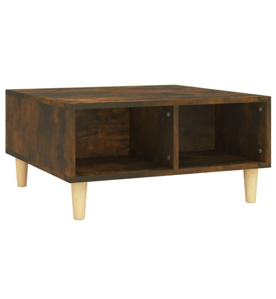 Couchtisch Räuchereiche 60x60x30 cm Holzwerkstoff
