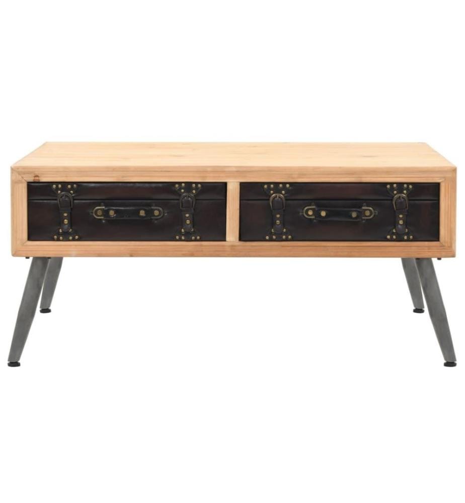 Table basse Bois massif de sapin 115 x 55 x 50 cm