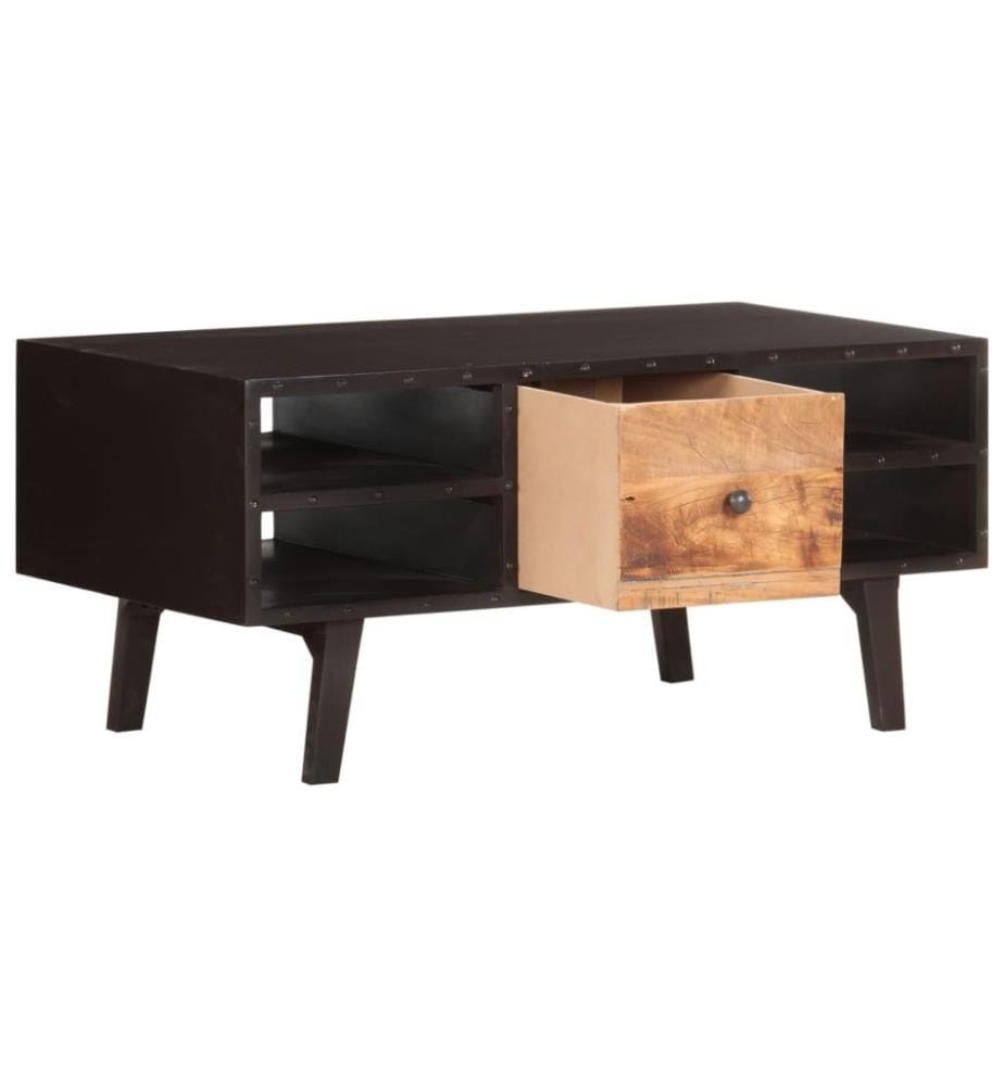 Couchtisch 100x50x45 cm Altholz Massiv