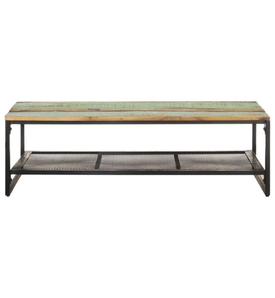 Table basse 110x60x35 cm Bois de récupération massif