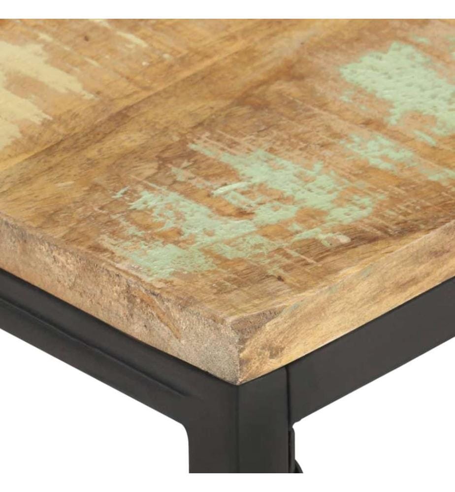 Table basse 110x60x35 cm Bois de récupération massif
