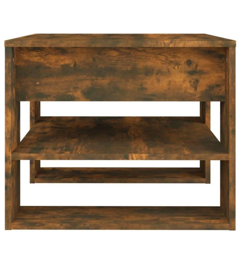 Couchtisch Räuchereiche 55,5x55x45 cm Holzwerkstoff