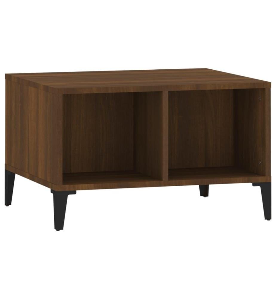 Couchtisch Braun Eichen-Optik 60x50x36,5 cm Holzwerkstoff