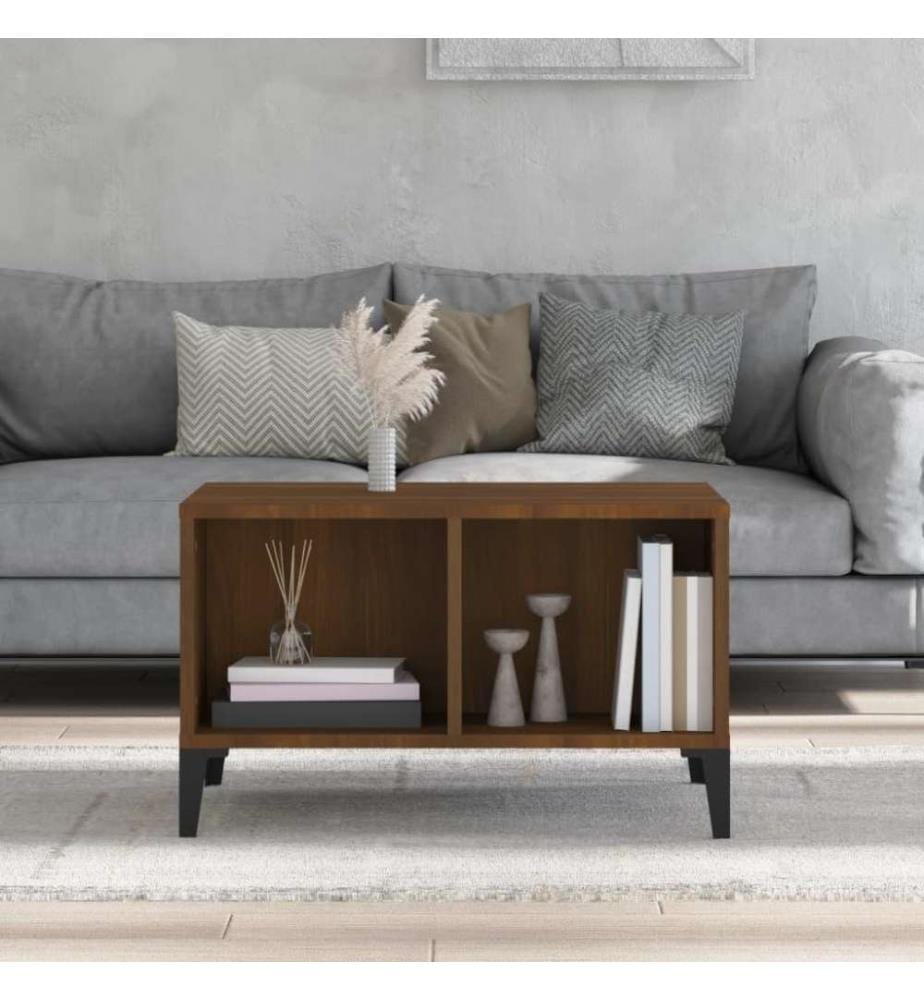 Couchtisch Braun Eichen-Optik 60x50x36,5 cm Holzwerkstoff
