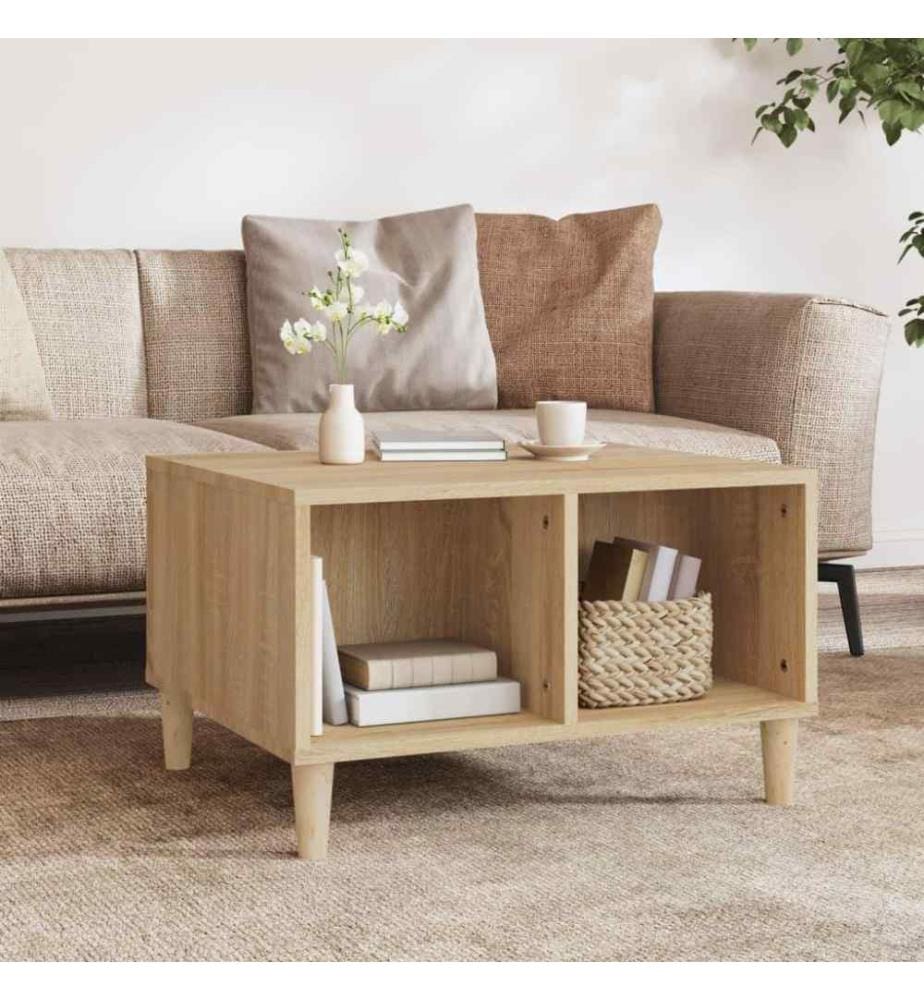 Couchtisch Sonoma-Eiche 60x50x36,5 cm Holzwerkstoff