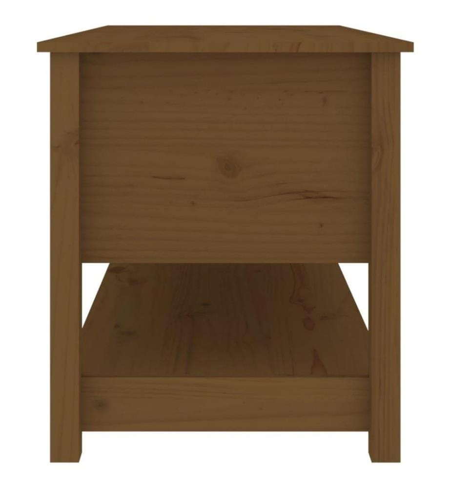 Couchtisch Honigbraun 102x49x55 cm Massivholz Kiefer