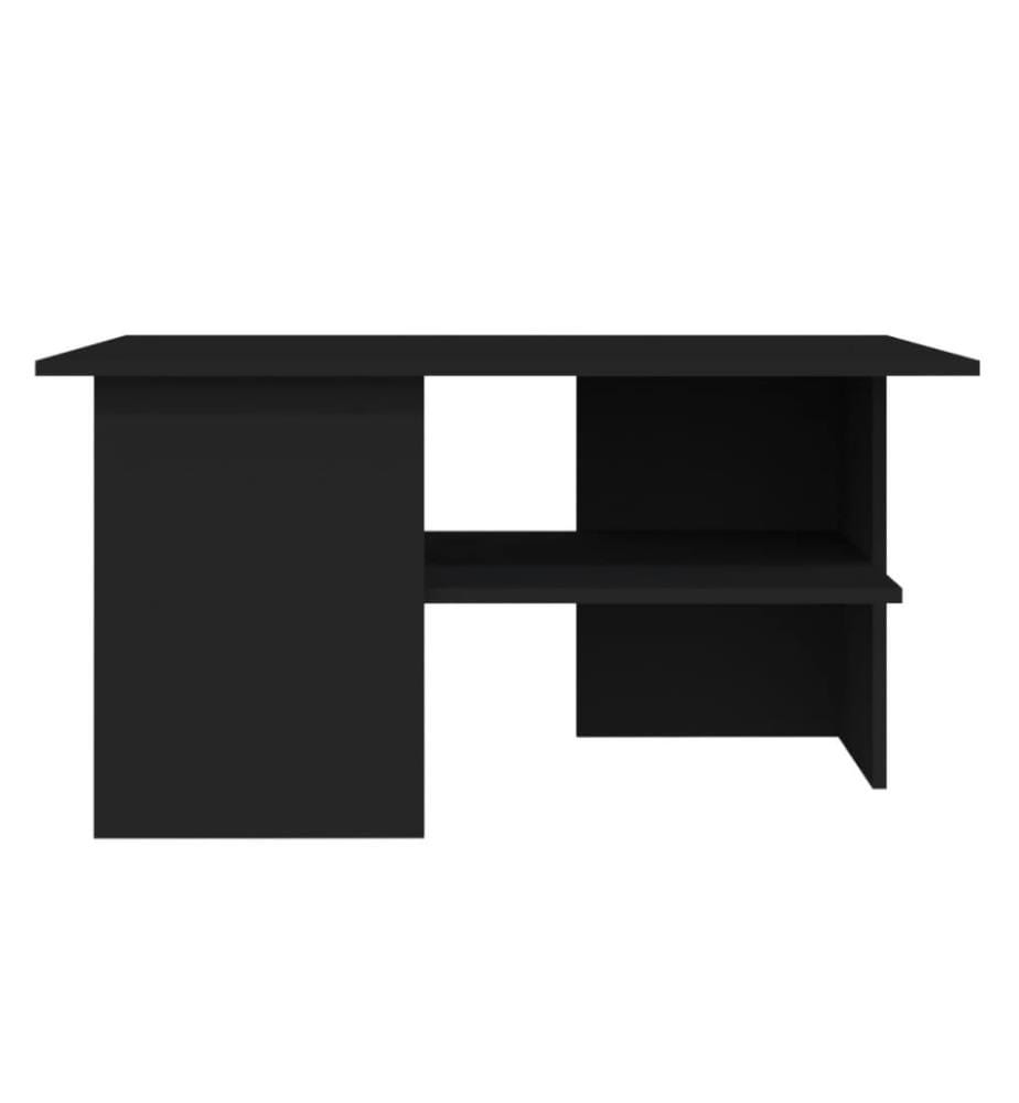 Couchtisch Schwarz 90x60x46,5 cm Holzwerkstoff