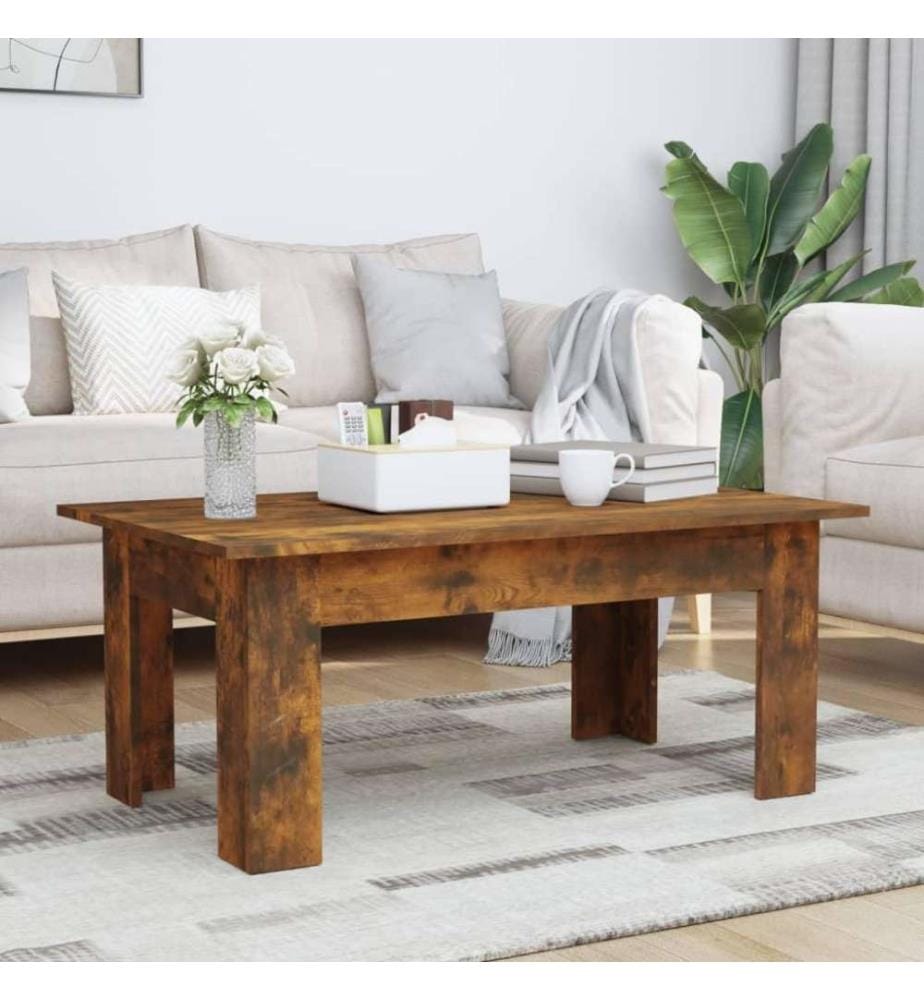 Couchtisch Räuchereiche 100x60x42 cm Holzwerkstoff