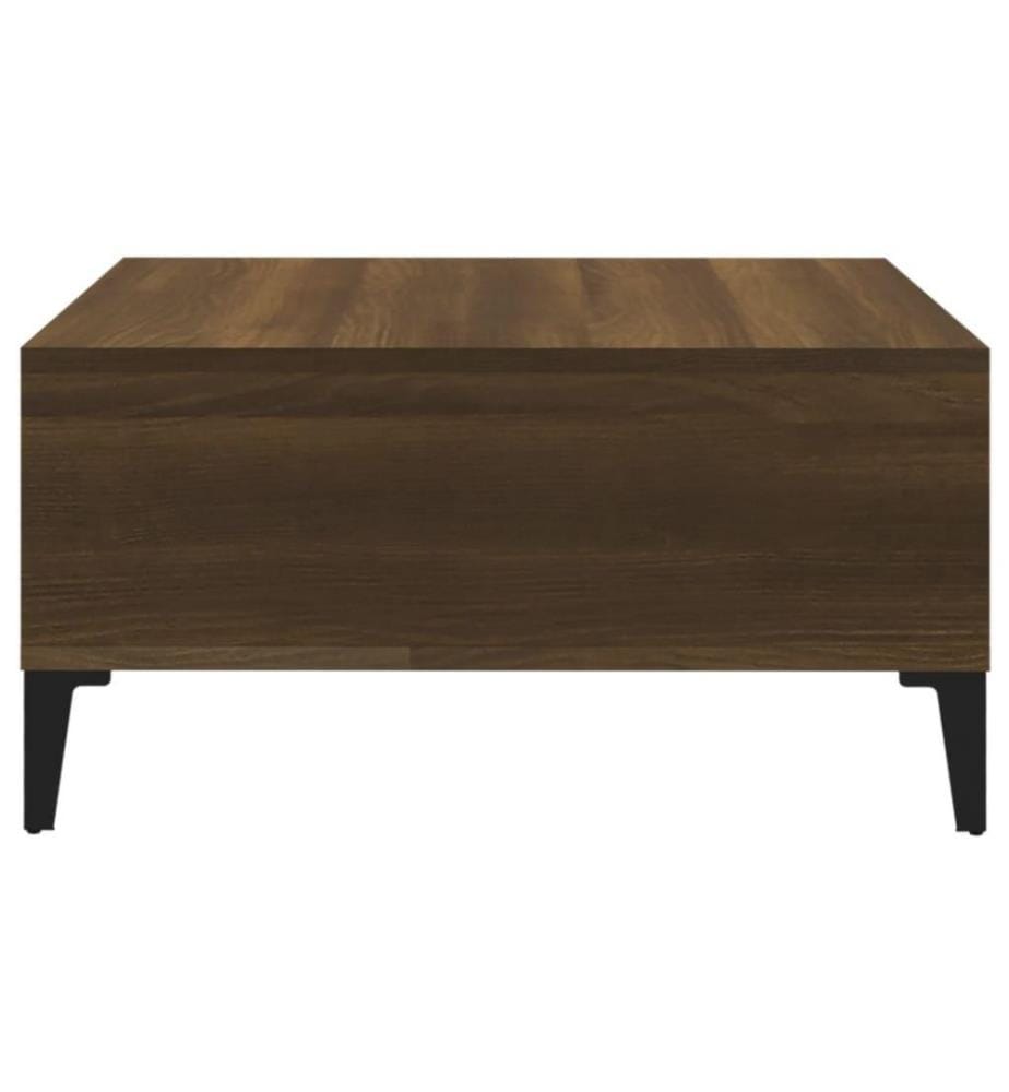 Couchtisch Braun Eichen-Optik 60x60x30 cm Holzwerkstoff