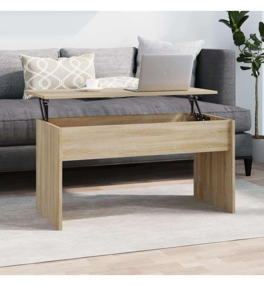Couchtisch Sonoma-Eiche 102x50,5x52,5 cm Holzwerkstoff