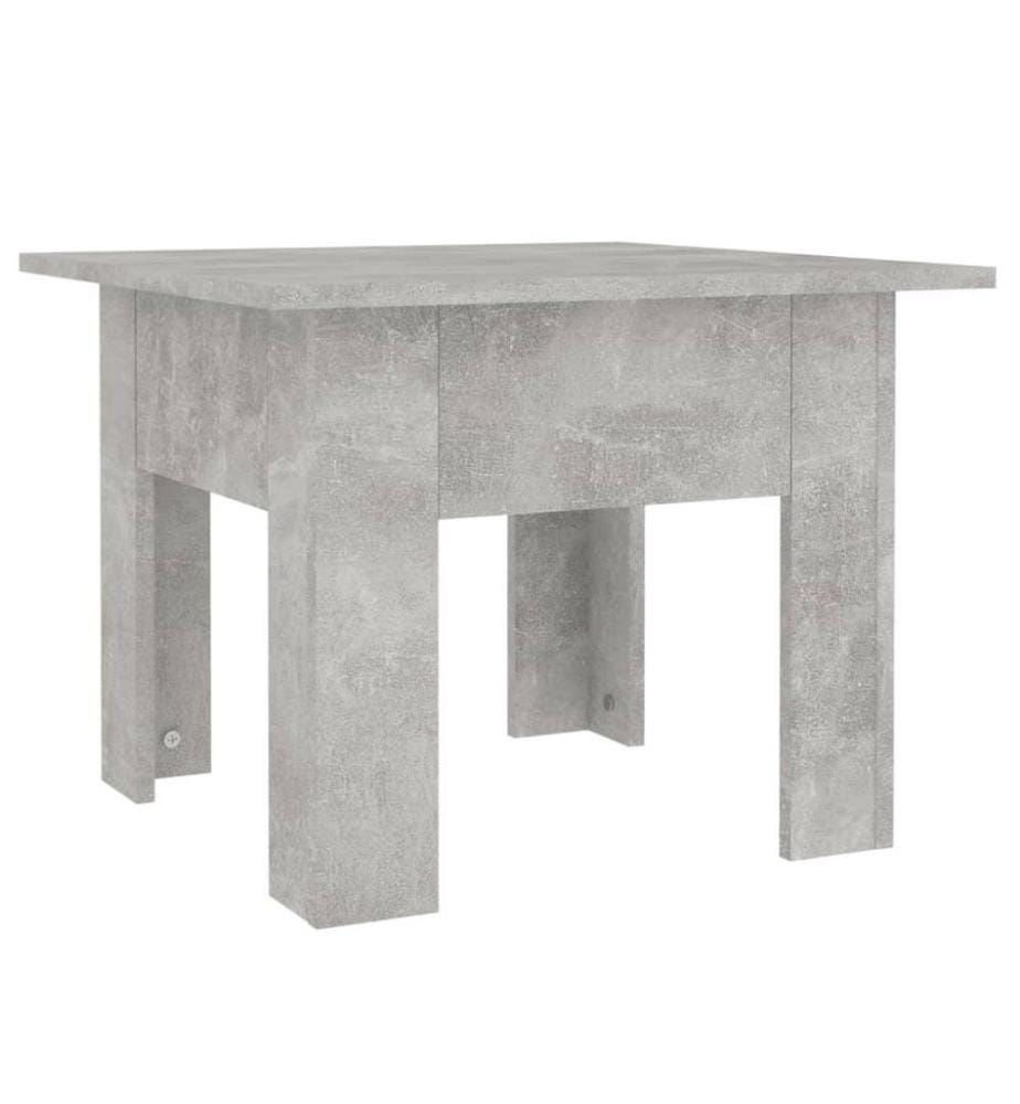 Couchtisch Betongrau 55x55x42 cm Holzwerkstoff