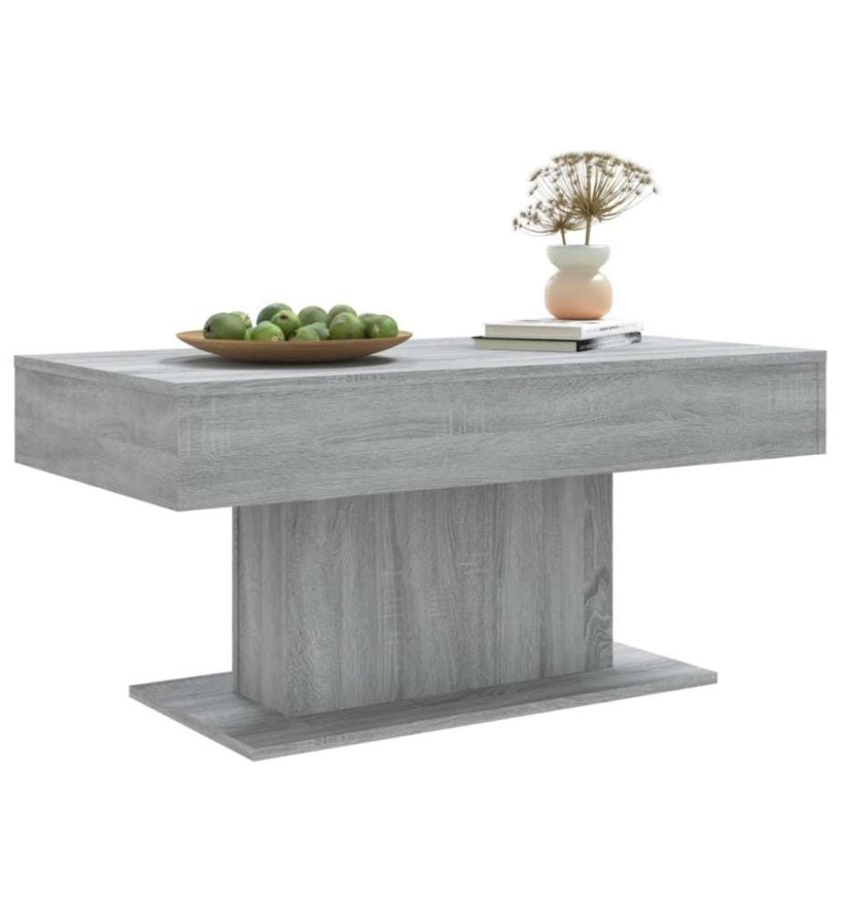 Couchtisch Grau Sonoma 96x50x45 cm Holzwerkstoff