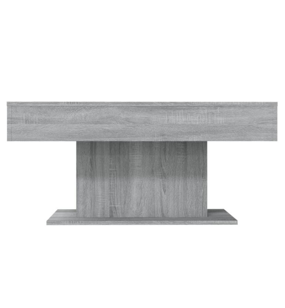 Couchtisch Grau Sonoma 96x50x45 cm Holzwerkstoff