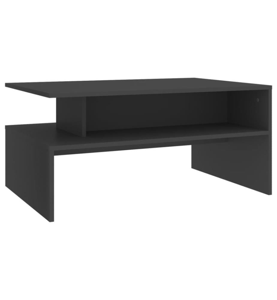 Couchtisch Grau 90x60x42,5 cm Holzwerkstoff