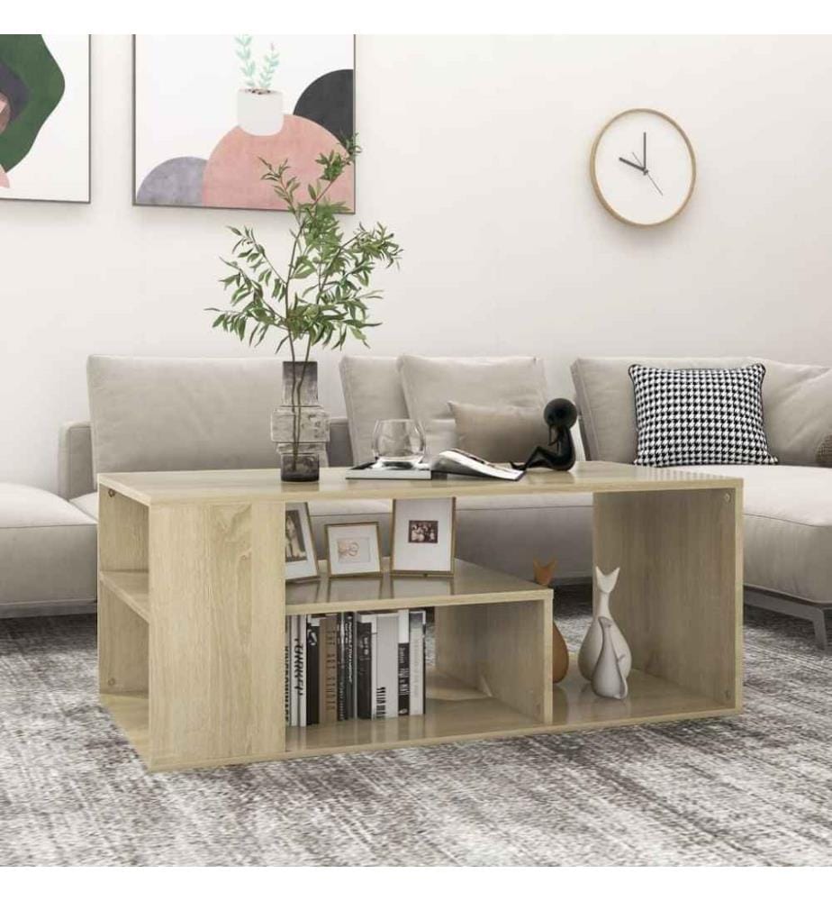 Couchtisch Sonoma-Eiche 100x50x40 cm Holzwerkstoff