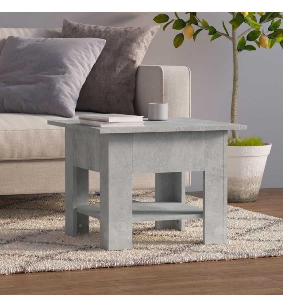 Couchtisch Betongrau 55x55x42 cm Holzwerkstoff