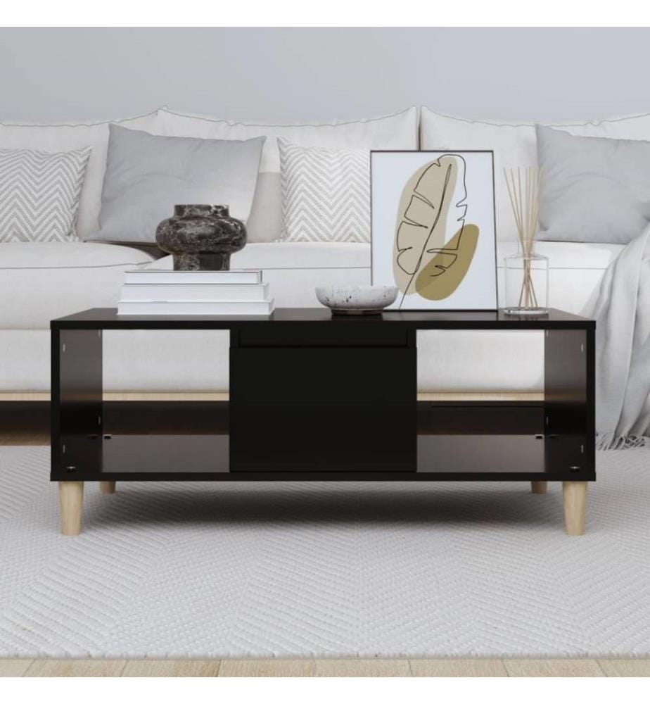Couchtisch Schwarz 90x50x36,5 cm Holzwerkstoff