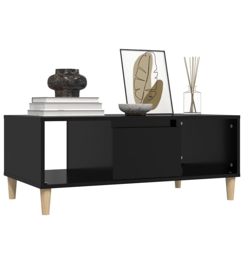 Couchtisch Schwarz 90x50x36,5 cm Holzwerkstoff