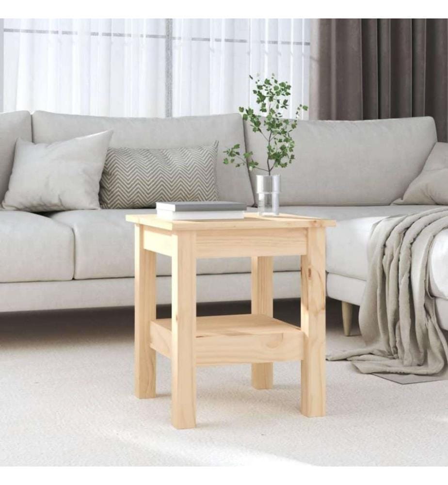 Couchtisch 35x35x40 cm Massivholz Kiefer