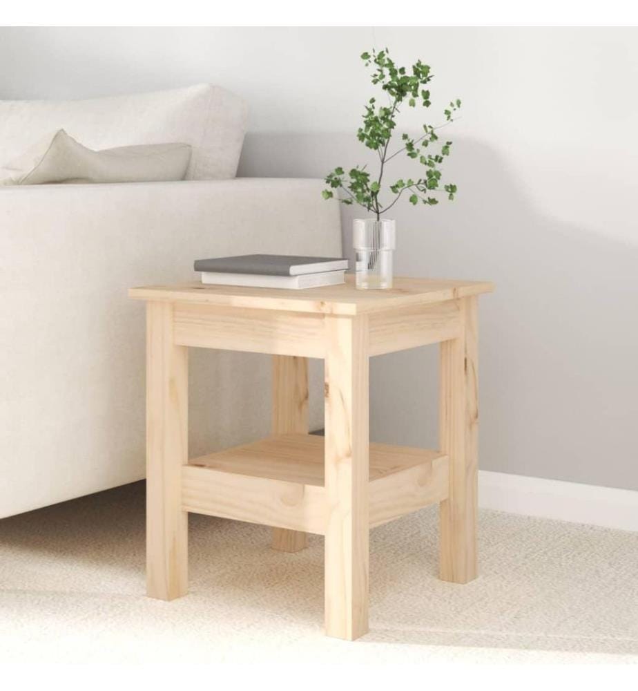 Couchtisch 35x35x40 cm Massivholz Kiefer