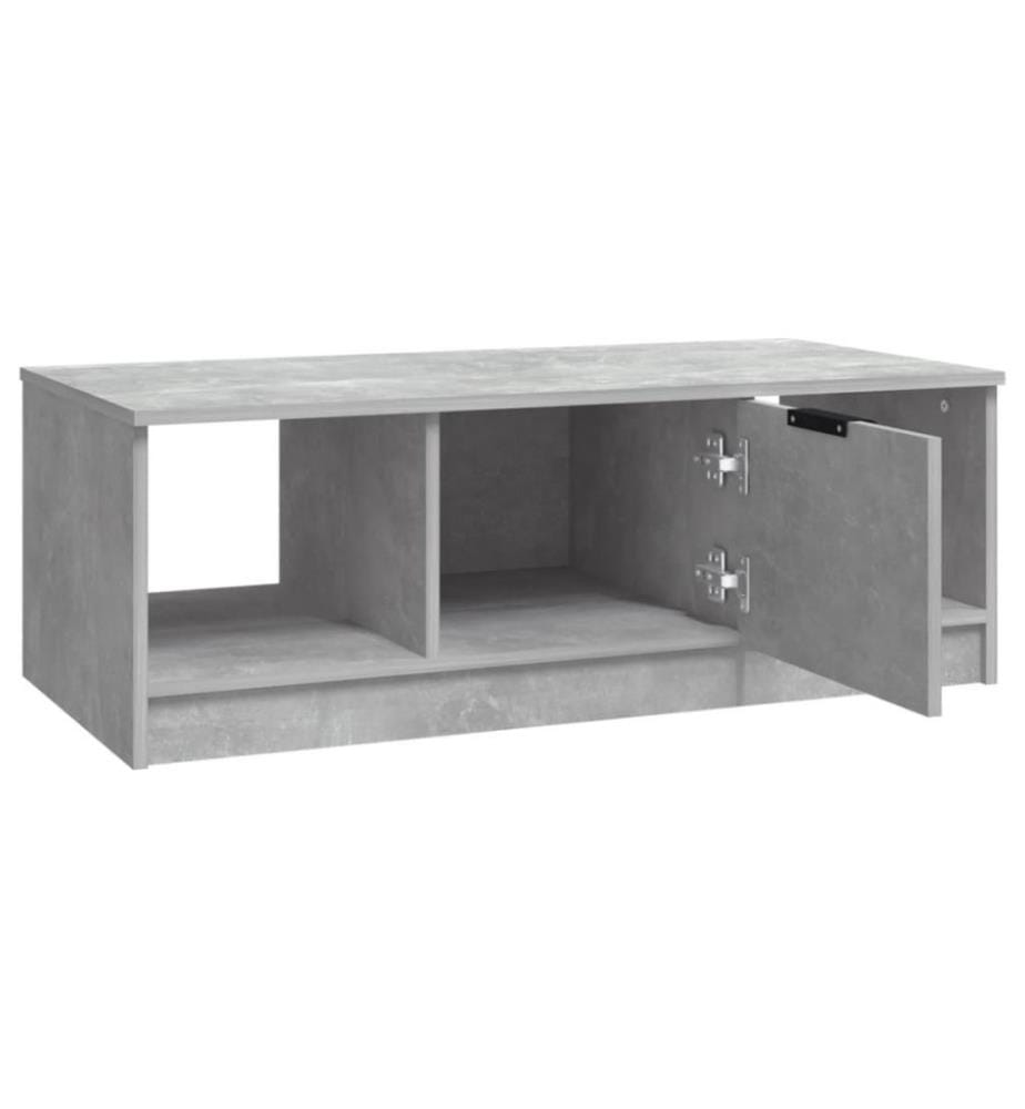 Couchtisch Betongrau 102x50x36 cm Holzwerkstoff