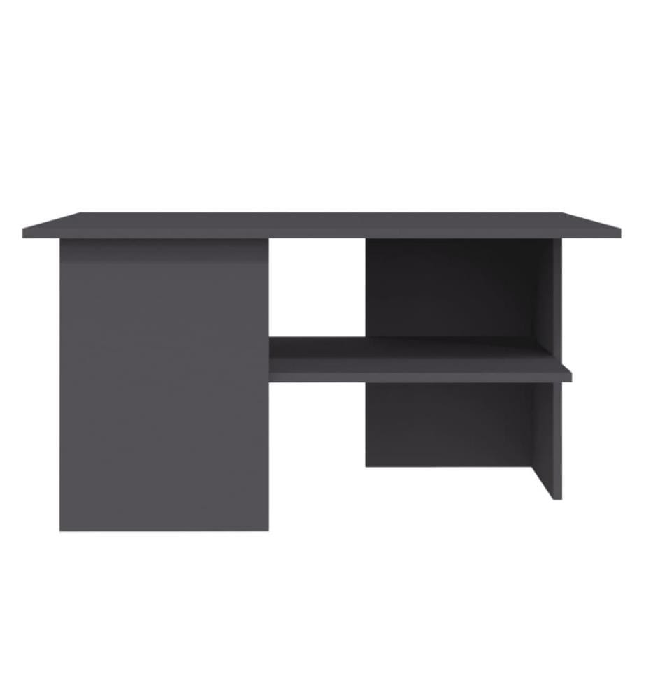 Couchtisch Grau 90x60x46,5 cm Holzwerkstoff