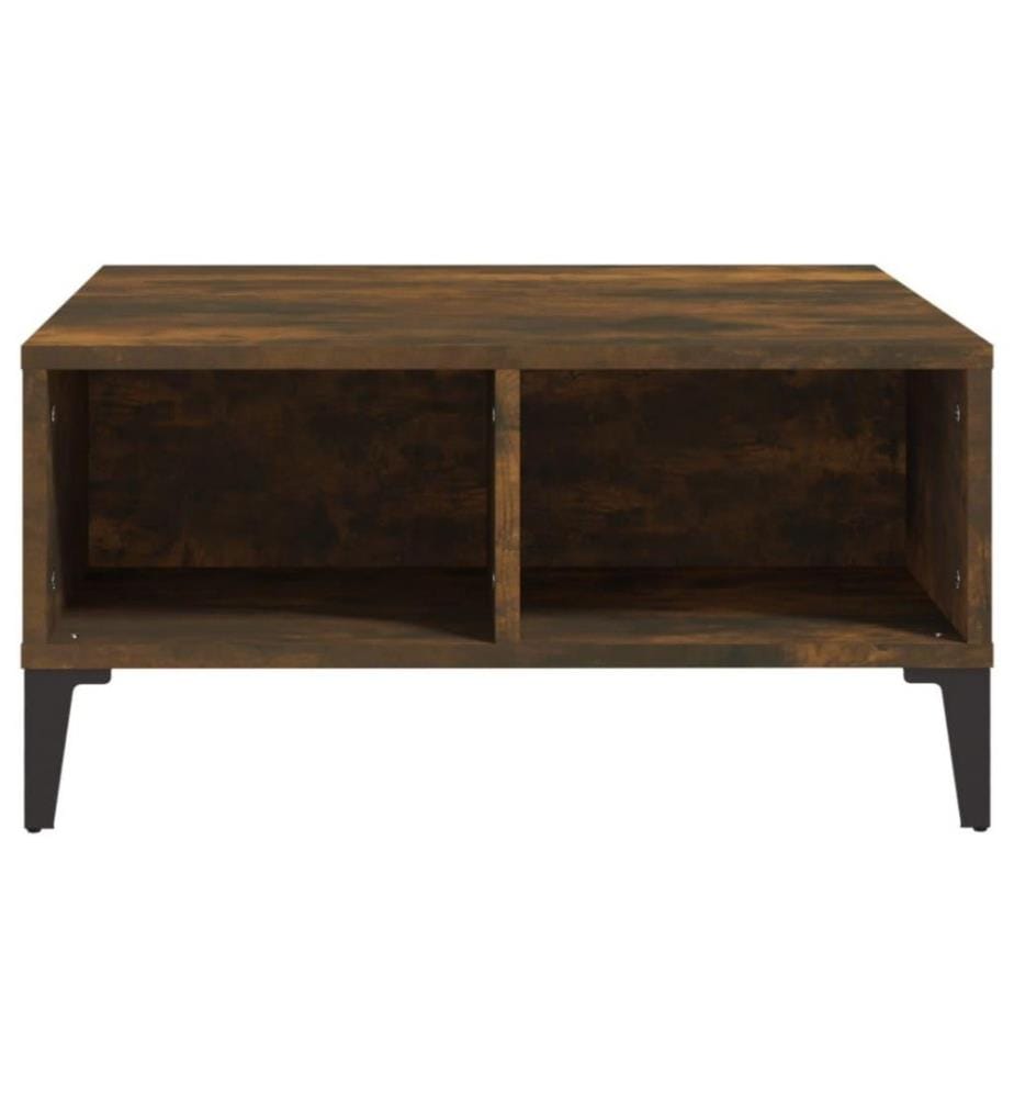 Couchtisch Räuchereiche 60x60x30 cm Holzwerkstoff