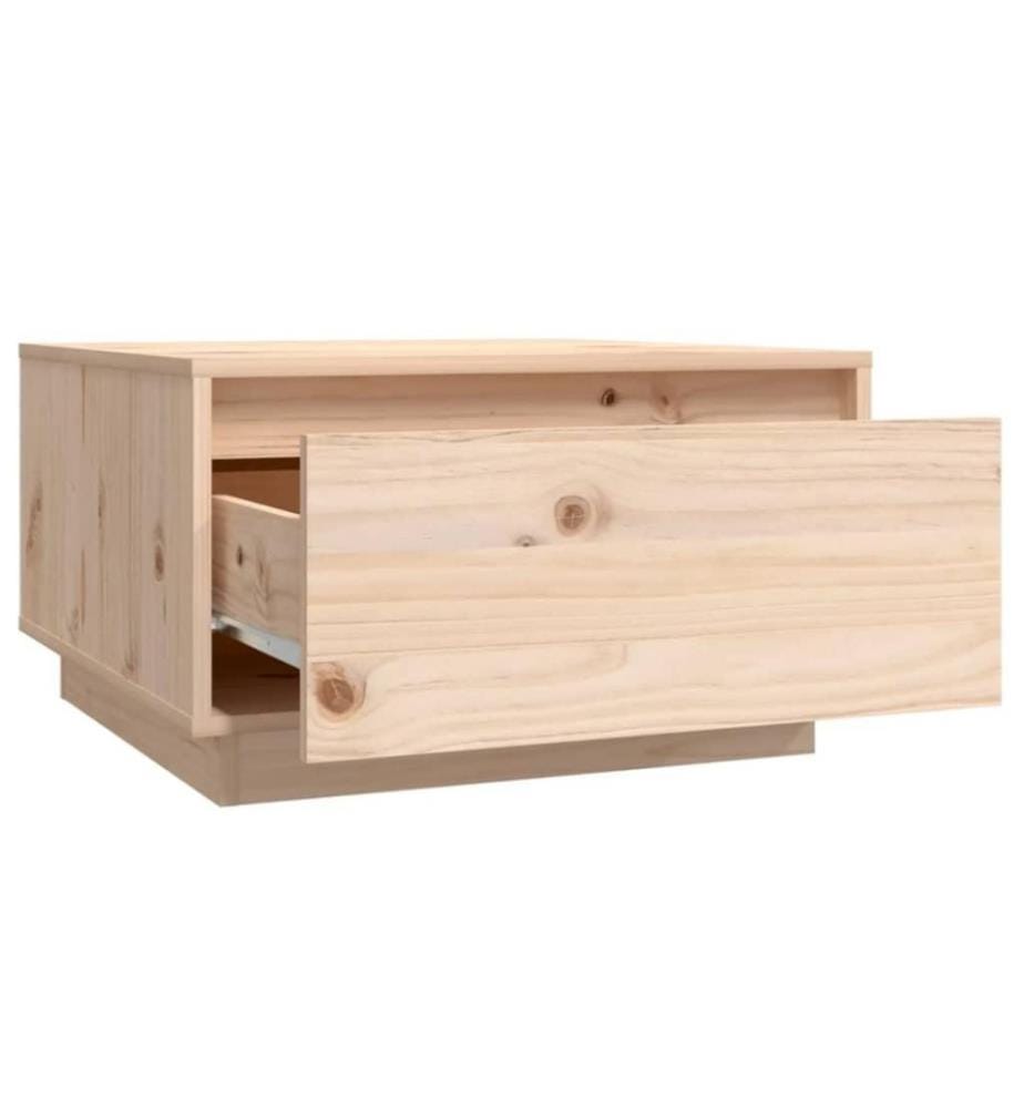 Couchtisch 55x56x32 cm Massivholz Kiefer