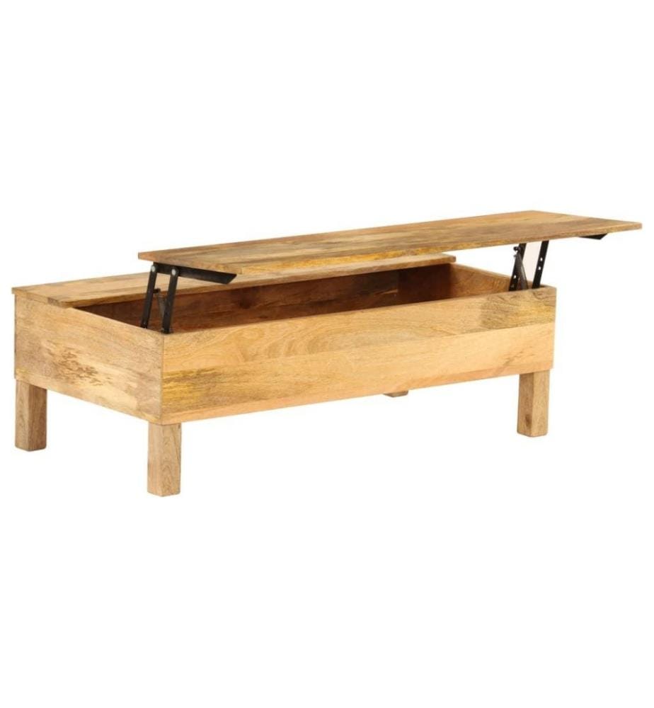 Couchtisch Mangoholz Massiv 110 x 55 x 35 cm