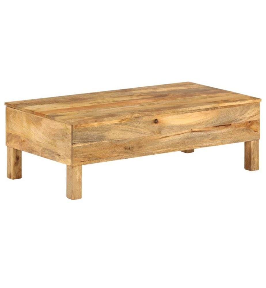 Couchtisch Mangoholz Massiv 110 x 55 x 35 cm