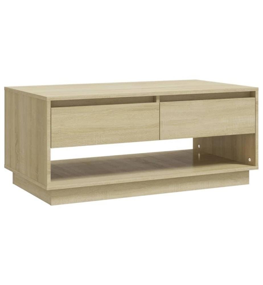 Couchtisch Sonoma-Eiche 102,5x55x44 cm Holzwerkstoff