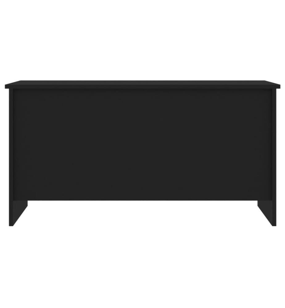 Table basse Noir 102x55,5x52,5 cm Bois d'ingénierie