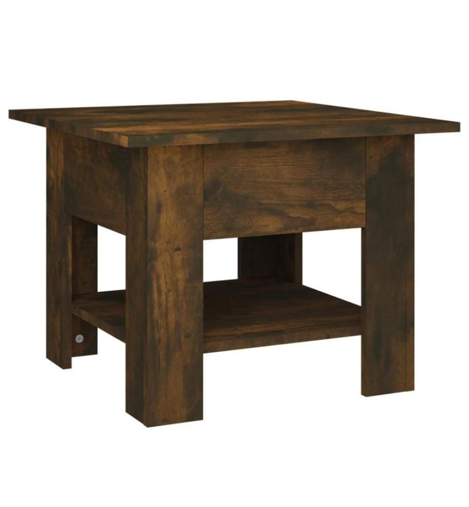 Couchtisch Räuchereiche 55x55x42 cm Holzwerkstoff
